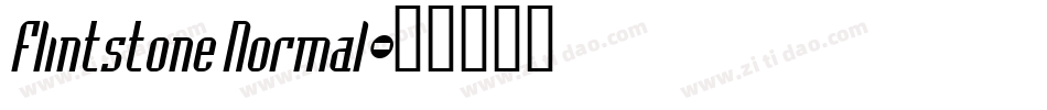 Flintstone Normal字体转换